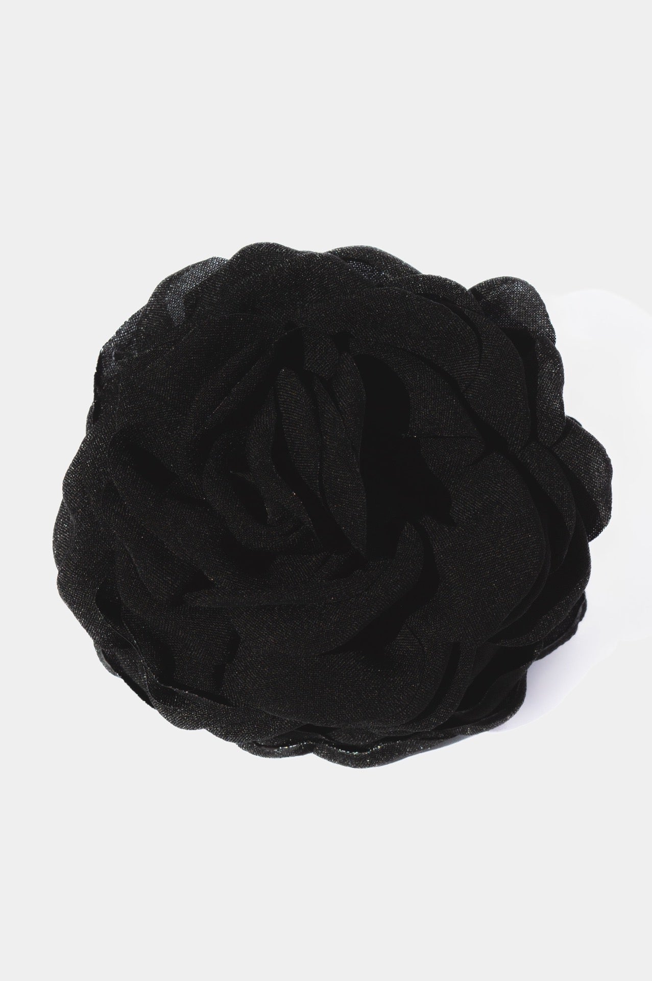 Pinza de Pelo Rosa Negro