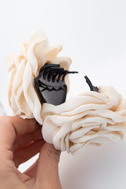 Pinza de pelo Rosa Crema