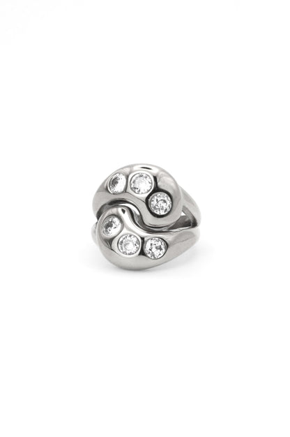 Anillo Kristal Silver